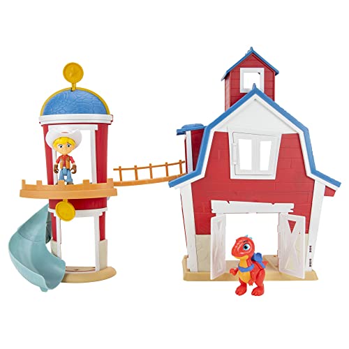 Dino Ranch Playset Clubhouse, 5 Ambientazioni con due personaggi e dinosauri inclusi - Giochi Preziosi