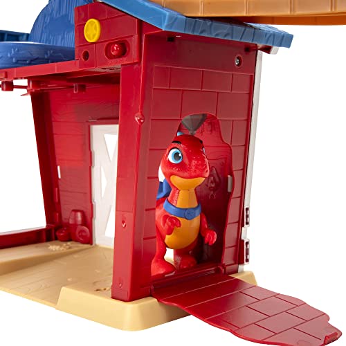 Dino Ranch Playset Clubhouse, 5 Ambientazioni con due personaggi e dinosauri inclusi - Giochi Preziosi