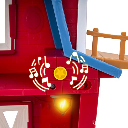 Dino Ranch Playset Clubhouse, 5 Ambientazioni con due personaggi e dinosauri inclusi - Giochi Preziosi