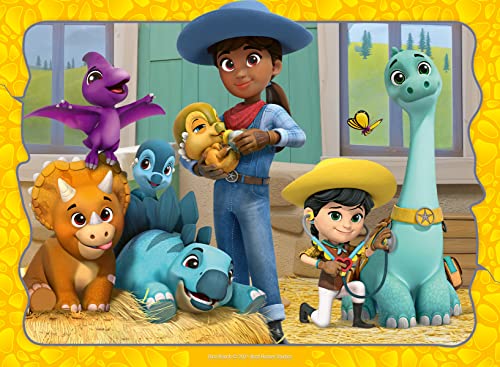 Dino Ranch 4 puzzle in uno, (12, 16, 20, 24 pezzi) da 3+ anni - Ravensburger