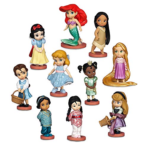 10 bamboline e pupazzetti delle Principesse Disney, con Ariel, Jasmine, Cenerentola e le altre, da 3 anni - Disney Store Collezione Animator