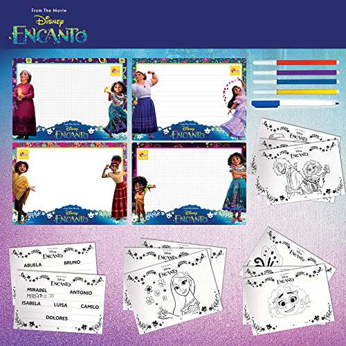 Encanto 4 Lavagnette Scrivi e Cancella, giochi per disegnare da 3 anni - Lisciani Giochi