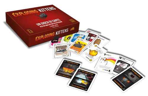 Exploding Kittens - Gioco di Carte, Asmodee, Edizione in Italiano