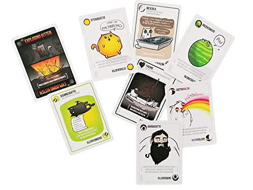 Exploding Kittens - Gioco di Carte, Asmodee, Edizione in Italiano