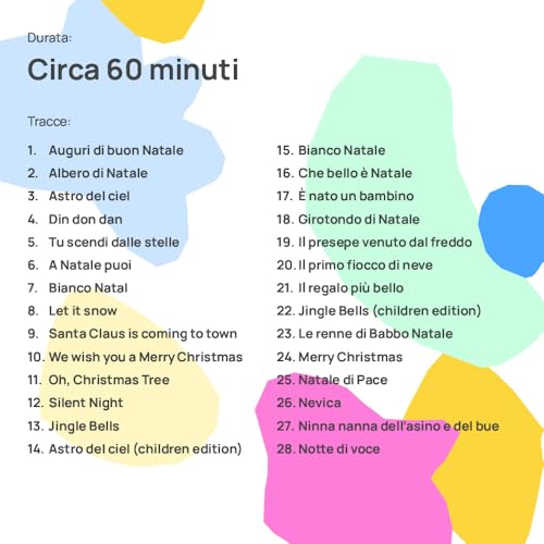FABA - Personaggio Sonoro Canzoni di Natale - Canzoncine - Giocattolo Educativo, Versione Italiana