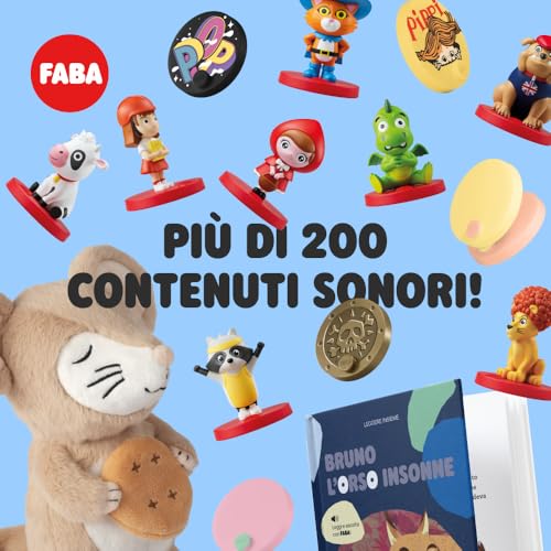 FABA - Personaggio Sonoro Canzoni di Natale - Canzoncine - Giocattolo Educativo, Versione Italiana