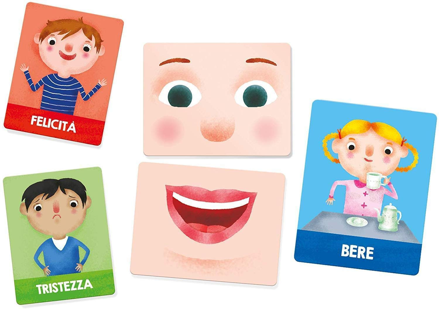 Flashcard gioco sulle emozioni Montessori - Headu