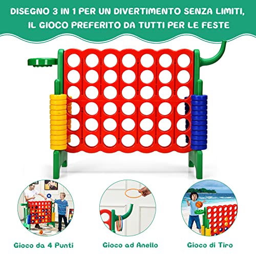 Forza 4 Gigante, per Adulti e Bambini da +3 Anni