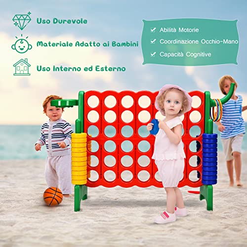 Forza 4 Gigante, per Adulti e Bambini da +3 Anni