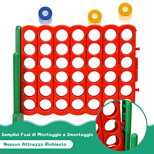 Forza 4 Gigante, per Adulti e Bambini da +3 Anni