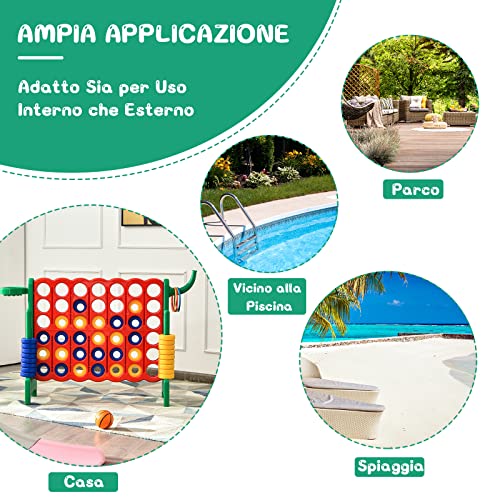 Forza 4 Gigante, per Adulti e Bambini da +3 Anni