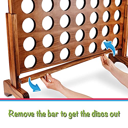 Forza 4 XXL - Gioco in legno di pino FSC® da 4 anni