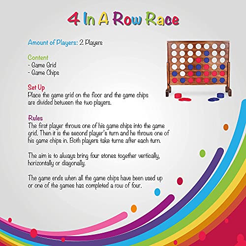 Forza 4 XXL - Gioco in legno di pino FSC® da 4 anni