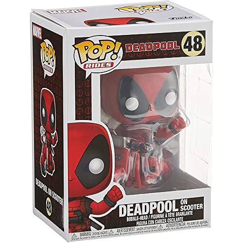 Funko Pop! Rides: Deadpool in Scooter, Personaggio in Vinile da Collezione