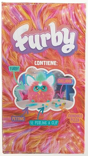 Furby Corallo, Peluche interattivo per bambini, oltre 600 reazioni e 5 modi per attivarlo