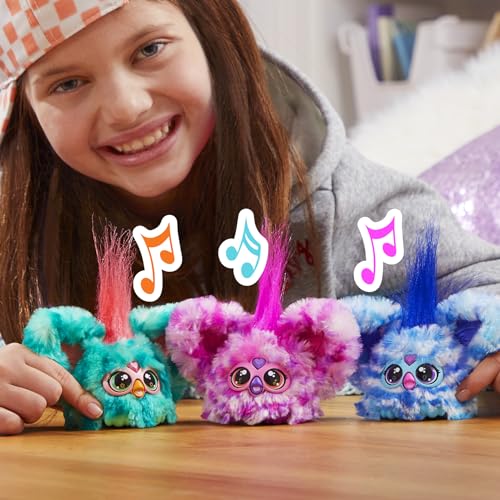 Furby Furblets Mello-Nee, pupazzo interattivo con musica rilassante e frasi Furbish, dai 6+ anni