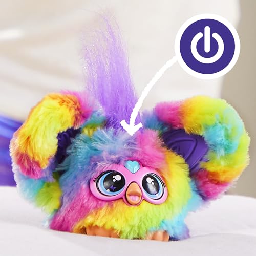 Furby Furblets, Ray-Vee, Peluche interattivo elettronico per bambini con 45 suoni