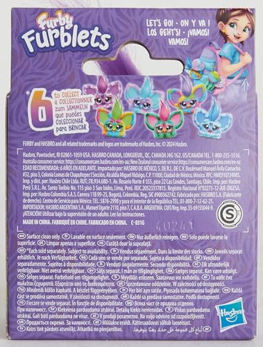 Furby Furblets, Ray-Vee, Peluche interattivo elettronico per bambini con 45 suoni