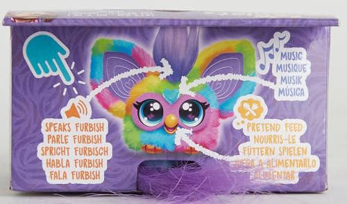 Furby Furblets, Ray-Vee, Peluche interattivo elettronico per bambini con 45 suoni