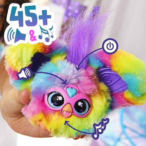 Furby Furblets, Ray-Vee, Peluche interattivo elettronico per bambini con 45 suoni