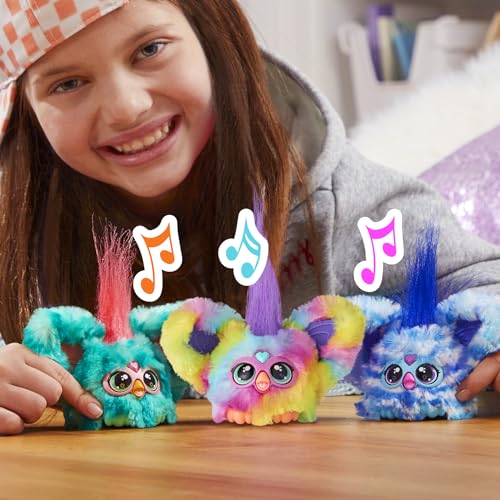 Furby Furblets, Ray-Vee, Peluche interattivo elettronico per bambini con 45 suoni
