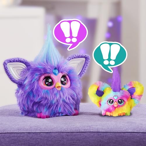 Furby Furblets, Ray-Vee, Peluche interattivo elettronico per bambini con 45 suoni