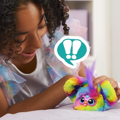 Furby Furblets, Ray-Vee, Peluche interattivo elettronico per bambini con 45 suoni
