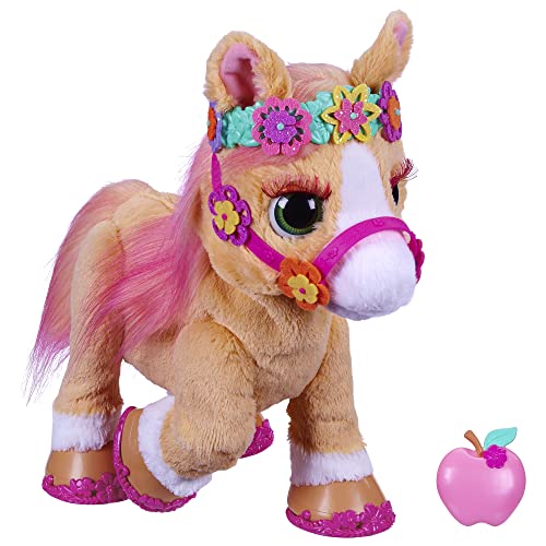 FurReal Pony Stiloso peluche interattivo, Cinnamon, inclusi 26 accessori per Acconciature - Hasbro