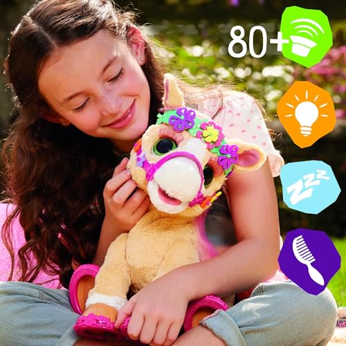 FurReal Pony Stiloso peluche interattivo, Cinnamon, inclusi 26 accessori per Acconciature - Hasbro