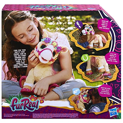 FurReal Pony Stiloso peluche interattivo, Cinnamon, inclusi 26 accessori per Acconciature - Hasbro