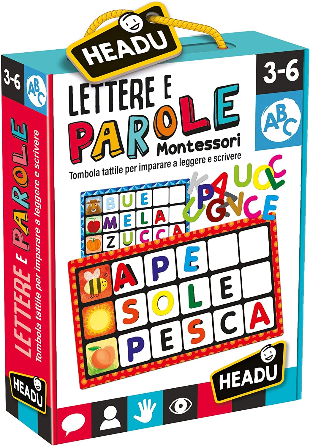 Gioco parole e lettere Montessori - Headu - immagine 1