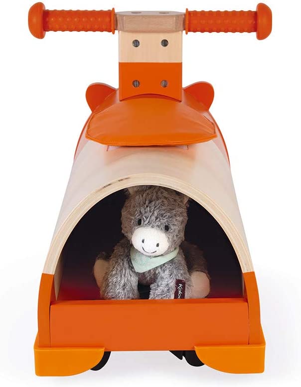 Criceto, Gioco Cavalcabile in Legno con Contenitore - Janod J08050 - immagine 1