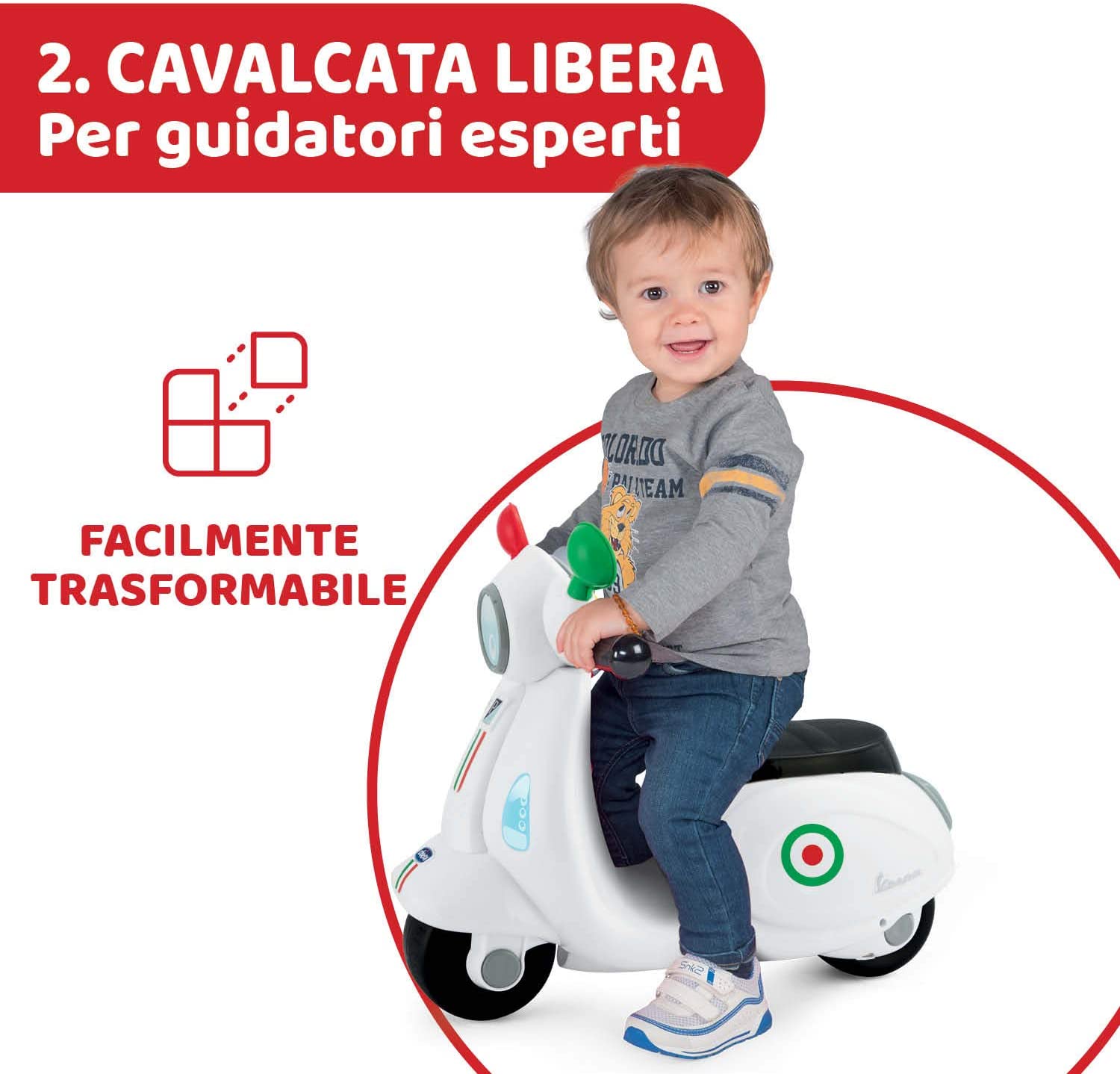 Gioco Cavalcabile Vespa Chicco