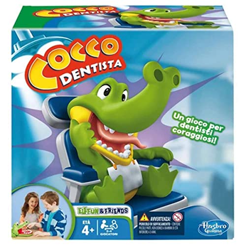Gioco Coccodrillo Cocco Dentista, da 3+ anni - Hasbro Gaming
