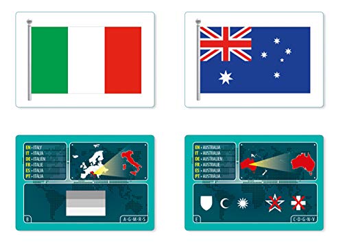 Il Gioco delle Bandiere, Clementoni - Gioco di carte da 6-99 anni