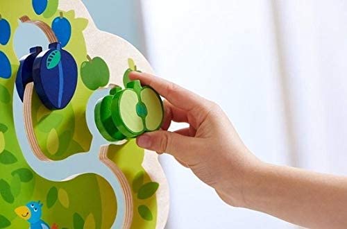 Haba Gioco di Motricità Fine - Albero in Legno per Bambini, Apprendimento dei Colori e dei Frutti - immagine 3