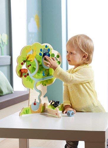 Haba Gioco di Motricità Fine - Albero in Legno per Bambini, Apprendimento dei Colori e dei Frutti - immagine 4