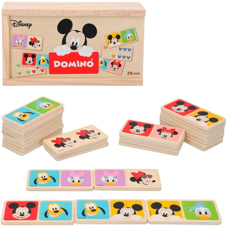 Domino in legno di Topolino per la prima infanzia - Disney