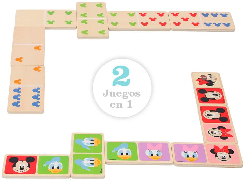 Domino in legno di Topolino per la prima infanzia - Disney