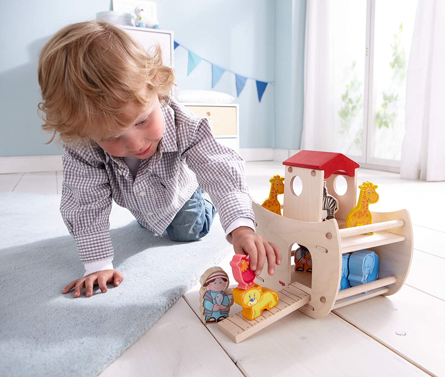 La mia Prima Arca di Noè - Gioco in legno per la prima infanzia - Haba - immagine 4