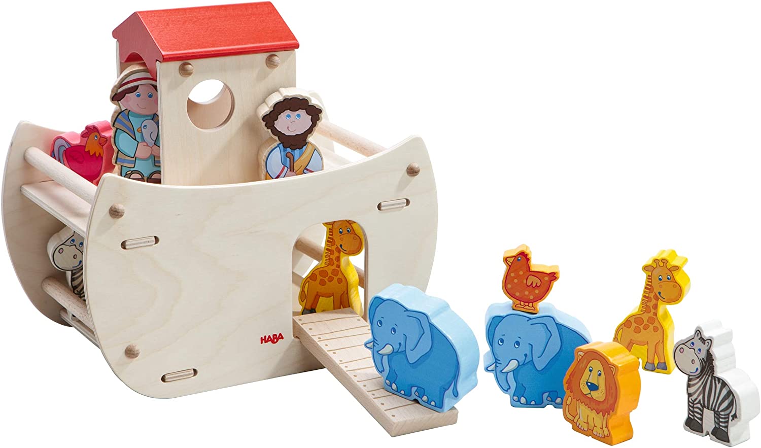 La mia Prima Arca di Noè - Gioco in legno per la prima infanzia - Haba - immagine 5