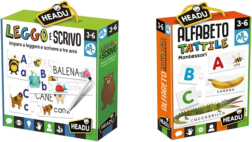 Gioco con le lettere per imparare a leggere e scrivere - Headu