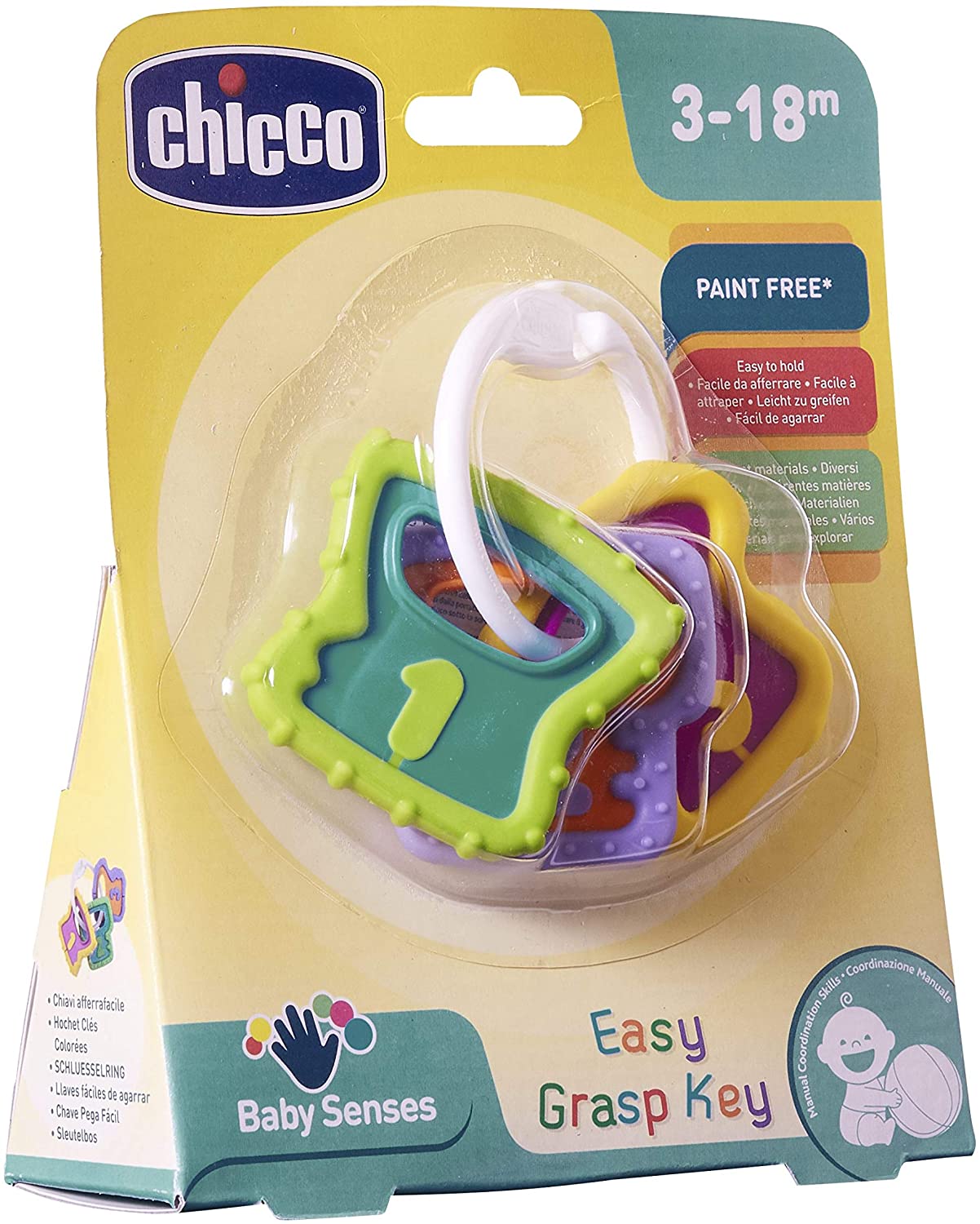 Primi giochi neonato Chicco chiavi giocattolo