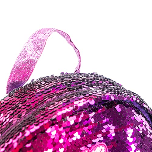 Girabrilla Nice Group Backpack Galaxy, Zaino in Paillettes Scintillante con Spalloni Imbottiti