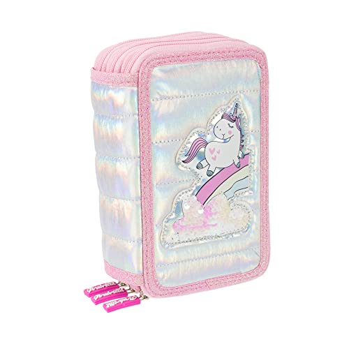 Girabrilla Astuccio Unicorno a 3 Scomparti, colore rosa  - Nice Group