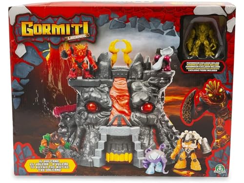 GORMITI Playset Legends Vulcano, con inlcuso il personaggio di Magmion, per bambini da 4+ anni -  Giochi Preziosi GRL01000