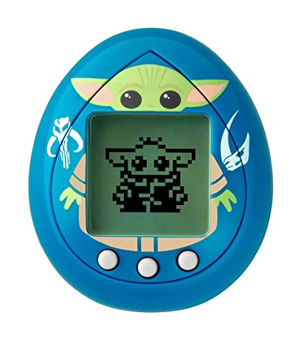 Grogu Tamagotchi Nano, prenditi cura del Baby Yoda, giocattolo Tamagotchi di Star Wars da 4 cm - Bandai