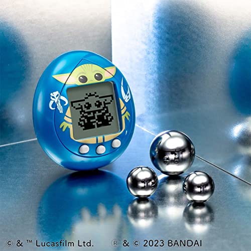Grogu Tamagotchi Nano, prenditi cura del Baby Yoda, giocattolo Tamagotchi di Star Wars da 4 cm - Bandai