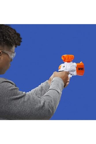 Hasbro Nerf Fortnite, SR Blaster ad azionamento a Martello, inclusi 8 dardi Ufficiali Nerf Elite