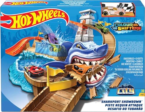 Pista Squalo con Macchinina cambia colore - Hot Wheels